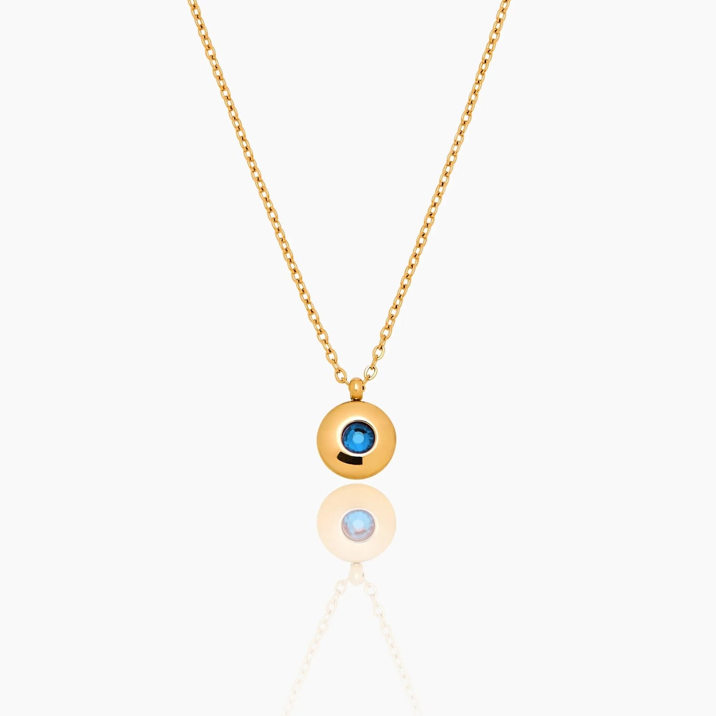 mini-birthstone-pendant-necklace — Gold / Dec-Blue Topaz