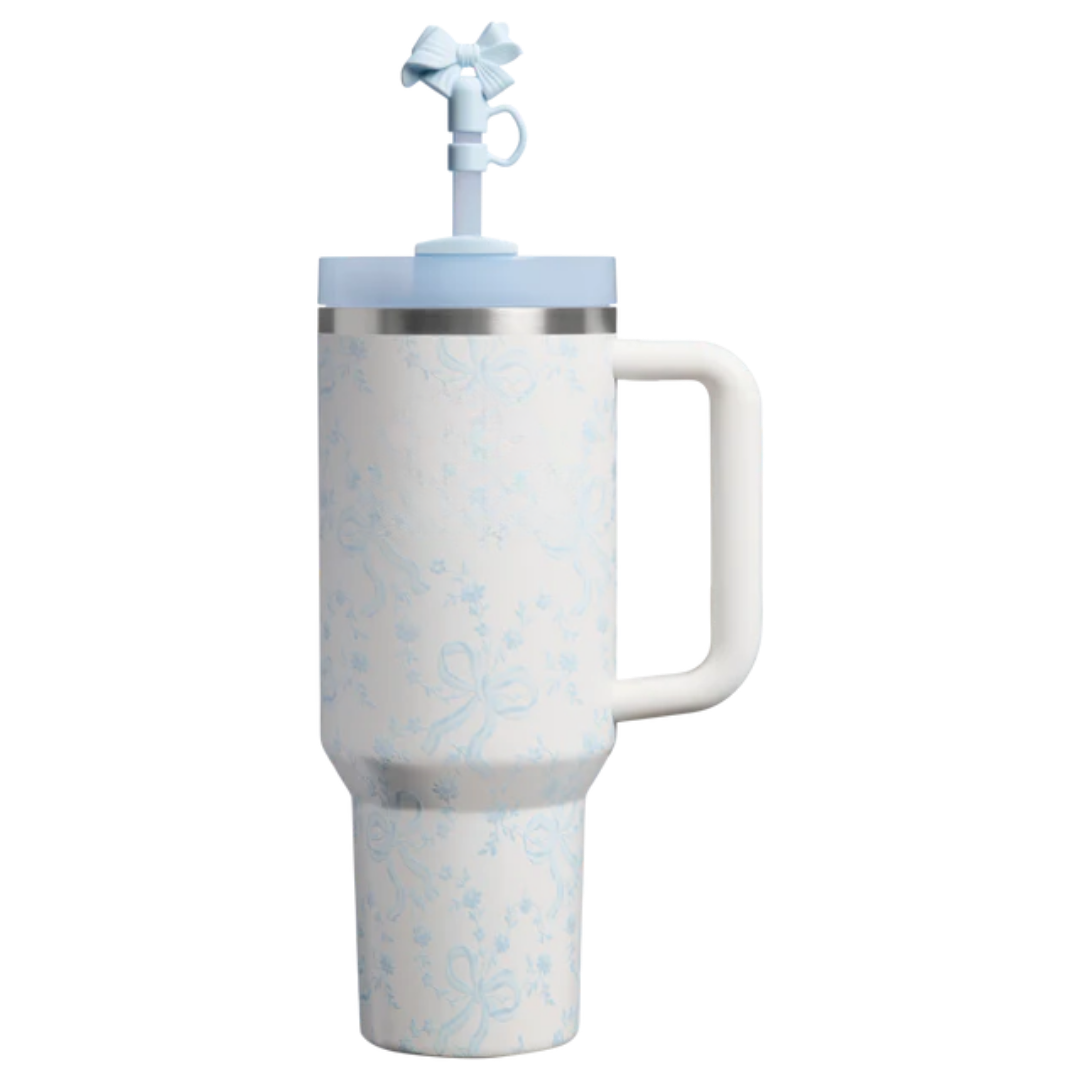 40oz Luxury Quencher Tumbler – Winter Ice Edition